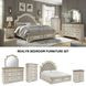 Realyn Chipped White 3 Drawer Nightstand