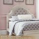 Realyn Chipped White Full Upholstered Panel Bed