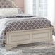Realyn Chipped White Full Upholstered Panel Bed