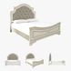 Realyn Chipped White King Upholstered Panel Bed