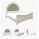 Realyn Chipped White California King Upholstered Panel Bed