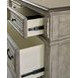Lodenbay Antique Gray and Brown 7 Drawer Dresser with Arched Mirror