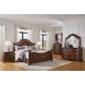 Lavinton Brown 7 Drawer Dresser and Arched Mirror