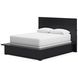 Londer Black Panel Bedroom Set