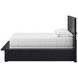 Londer Black Queen Panel Bed