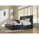 Londer Black King Panel Bed