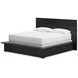 Londer Black California King Panel Bed