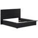 Londer Black California King Panel Bed