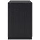 Londer Black 2 Drawer Nightstand with USB Charging