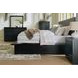 Londer Black 6 Drawer Dresser and Rectangular Mirror