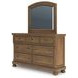 Vandenmore Medium Brown Dresser with Mirror