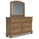 Vandenmore Medium Brown Dresser with Mirror