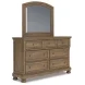 Vandenmore Medium Brown Sleigh Storage Bedroom Set