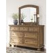Vandenmore Medium Brown Dresser with Mirror