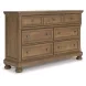 Vandenmore Medium Brown Sleigh Storage Bedroom Set