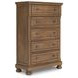 Vandenmore Medium Brown 5 Drawer Chest