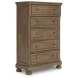 Vandenmore Medium Brown Sleigh Storage Bedroom Set