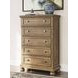Vandenmore Medium Brown 5 Drawer Chest