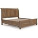 Vandenmore Medium Brown Queen Sleigh Storage Bed