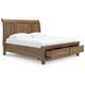 Vandenmore Medium Brown Queen Sleigh Storage Bed