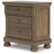 Vandenmore Medium Brown Sleigh Storage Bedroom Set
