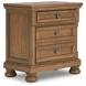 Vandenmore Medium Brown 2 Drawer Nightstand