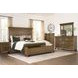 Drojan Medium Brown King Storage Panel Bed
