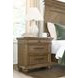 Drojan Rich Medium Brown 3 Drawer Nightstand