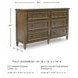 Sturlayne Brown Dresser