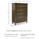 Sturlayne Brown 5 Drawer Chest