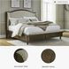 Sturlayne Cream And Brown Queen Upholstered Panel Bed