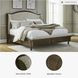 Sturlayne Cream And Brown California King Upholstered Panel Bed