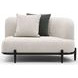 Madera Oatmeal 4 Piece Modular Corner L Sectional with Pillows