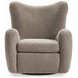 Silvi Brown Upholstered Swivel Accent Chair