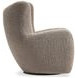 Silvi Brown Upholstered Swivel Accent Chair