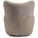 Silvi Brown Upholstered Swivel Accent Chair