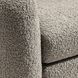 Silvi Brown Upholstered Swivel Accent Chair
