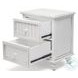 Riviera Blanc 2 Drawer Nightstand