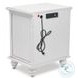Riviera Blanc 2 Drawer Nightstand