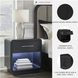Rowanbeck Black One Drawer Nightstand
