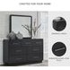 Rowanbeck Black Dresser and Mirror