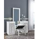 Chalanna White Rectangular Vanity Mirror with LED