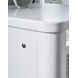 Chalanna White 6 Drawer Vanity Desk with USB Charging and LED