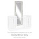 Chalanna White Rectangular Vanity Mirror with LED