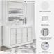 Chalanna White Lacquer Dresser