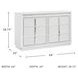 Chalanna White Lacquer Dresser