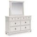 Greddinton Antique White Poster Bedroom Set