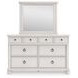 Greddinton Antique White Poster Bedroom Set