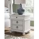 Greddinton Antique White 3 Drawer Nightstand with USB Charging