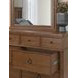 Greddinton Brown 8 Drawer Dresser and Rectangular Mirror
